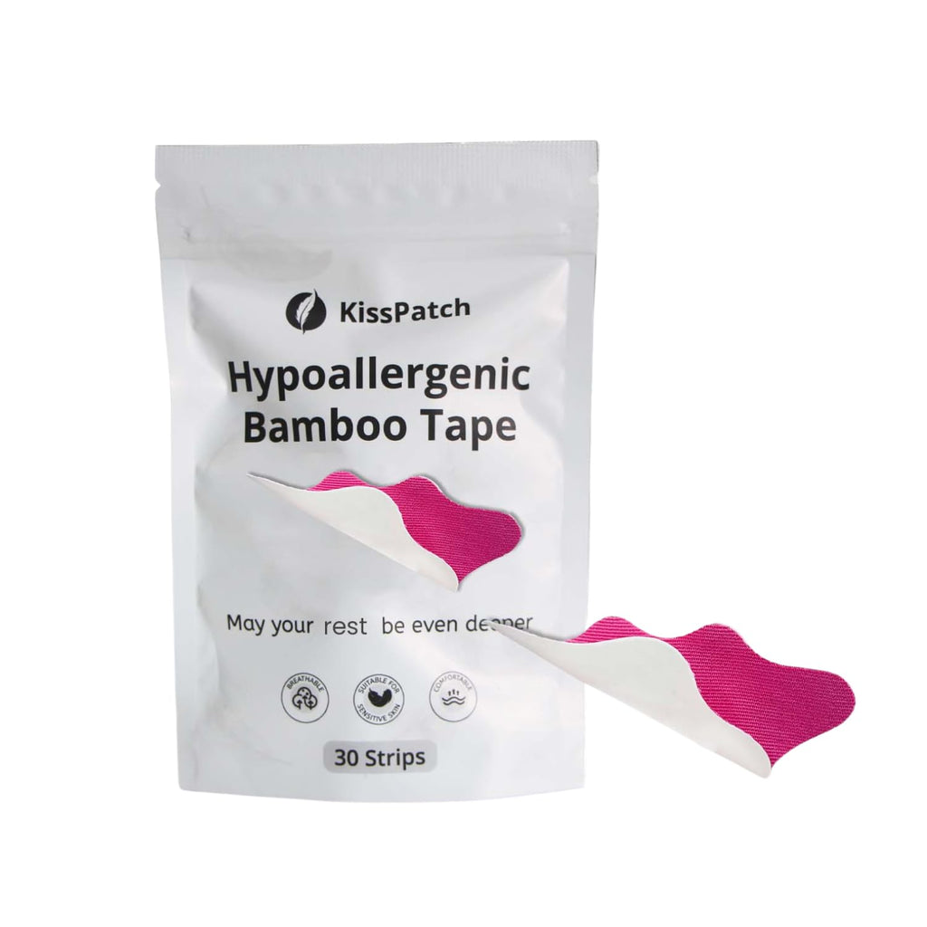Lip-Shaped Beauty Patches – 30 Soft, Skin-Friendly, Hypoallergenic Cosmetic Accessories – Gentle Bamboo Adhesive Strips for Nightly Care
