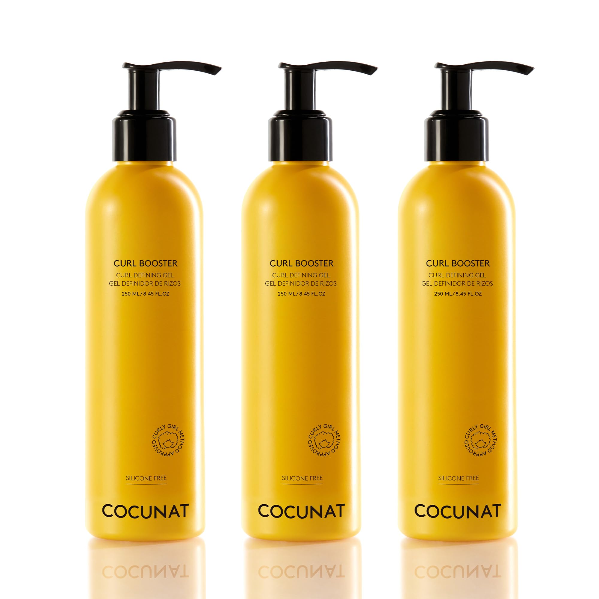 COCUNAT - 3 Curl Booster - Defining Gel - Defines curls without frizz - Eliminates frizz - Deeply moisturizing - Curl - Silicone Free - 8.5 fl oz