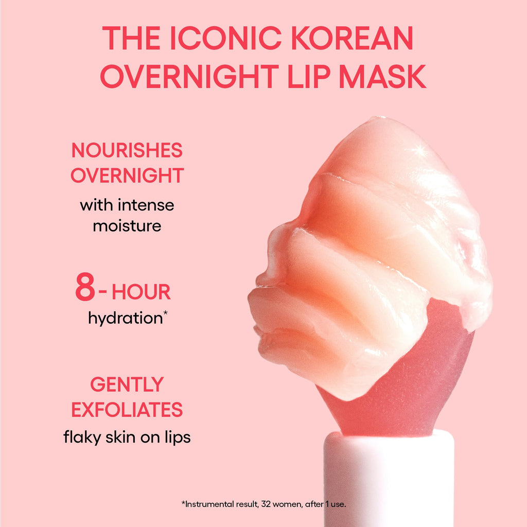 LANEIGE Lip Sleeping Mask, Berry: Nourishing Overnight Lip Treatment with Vitamin C, Shea & Murumuru Butter for Hydrating Dry, Flaky Lips