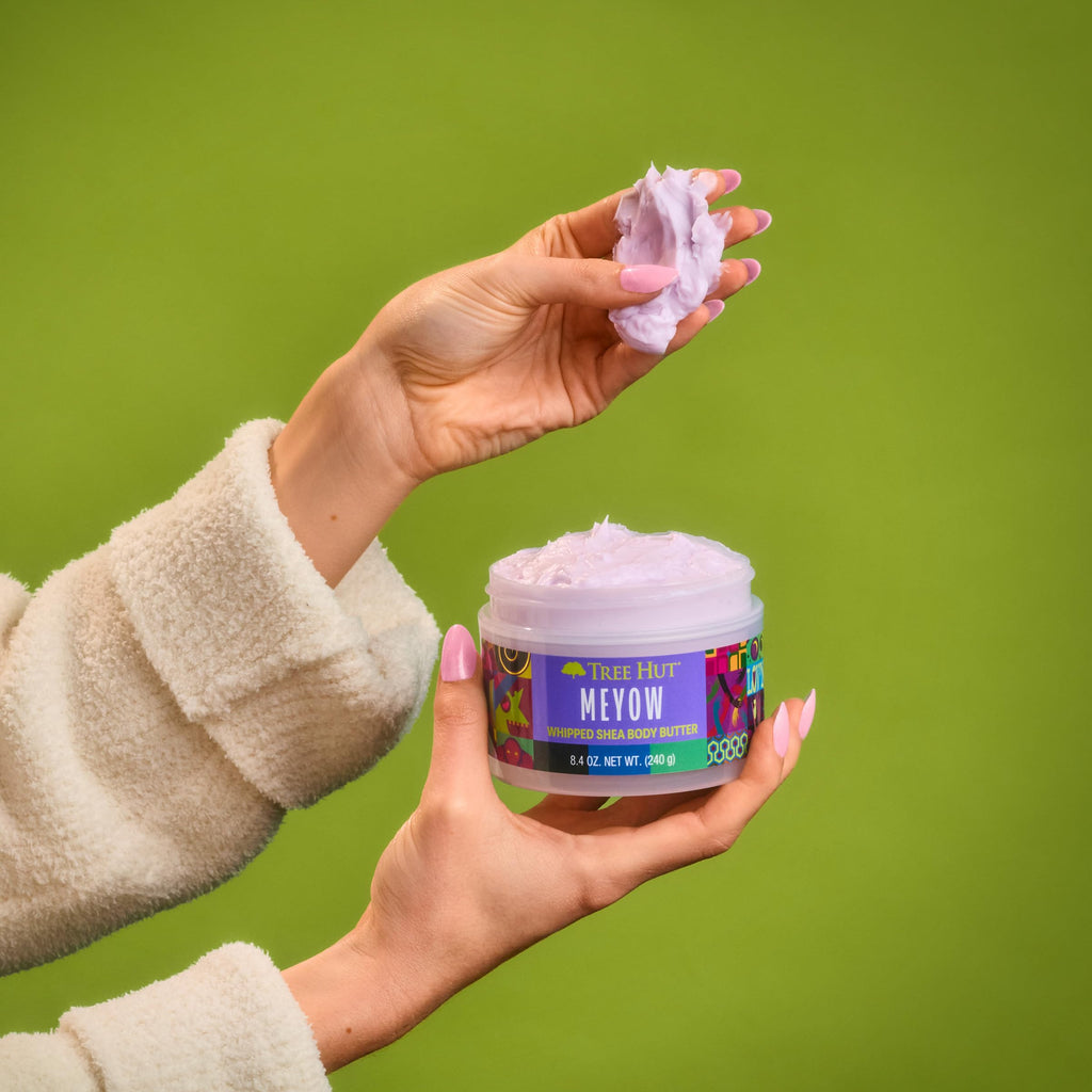 Tree Hut Meyow Whipped Shea Body Butter, Long-lasting Hydration Leaves Skin Feeling Soft & Moisturized, Lightweight, Nourishing Essential Body Care, Limited Edition Scent, 8.4 fl oz.