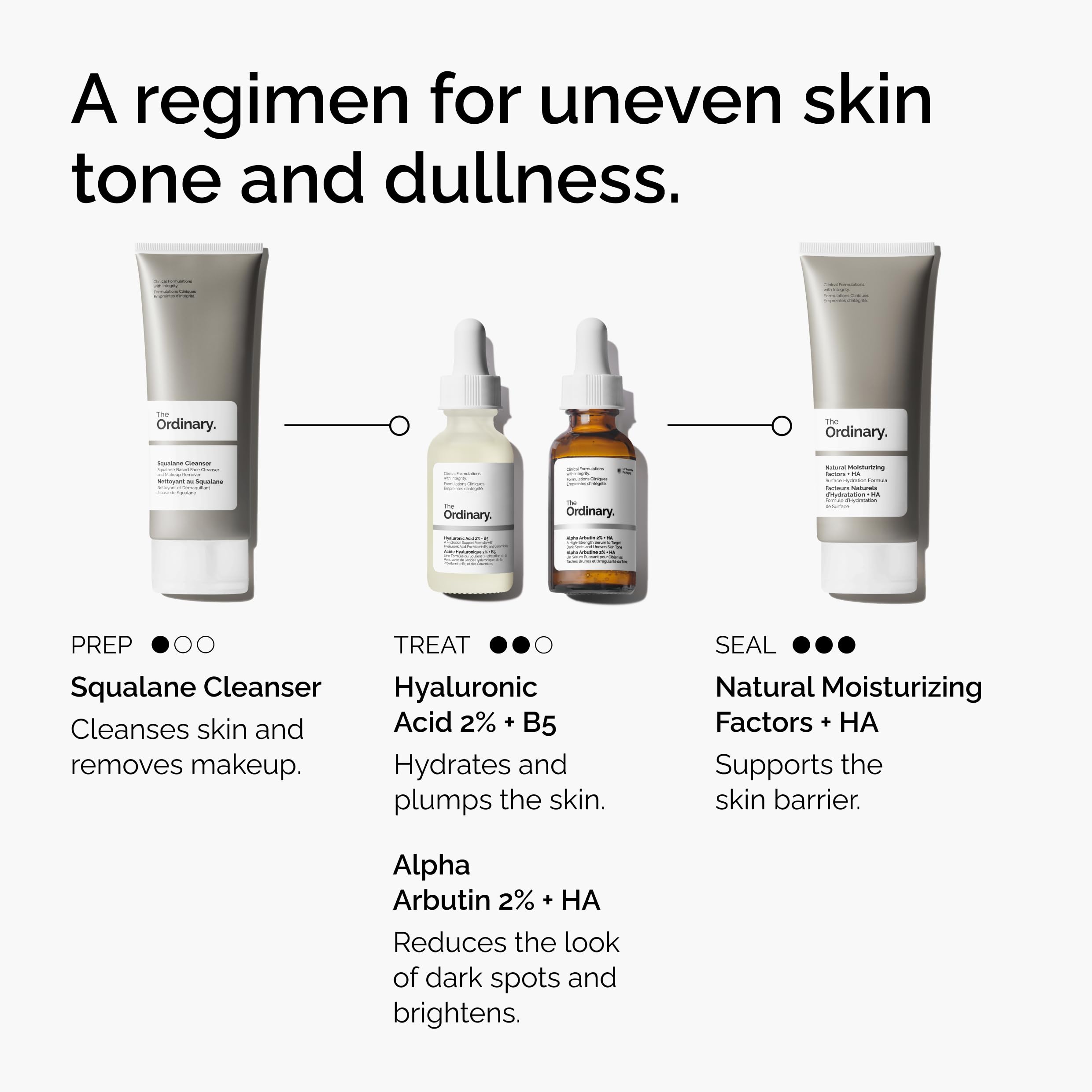 The Ordinary Alpha Arbutin 2% + Hyaluronic Acid, Brightens Skin and Targets Dark Spots
