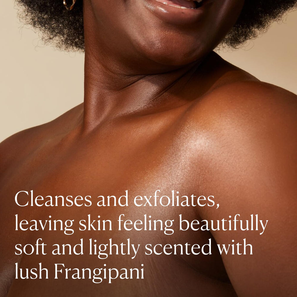 ELEMIS Frangipani Monoi Salt Glow 490g, Tropical Body Scrub To Exfoliate & Hydrate for Radiant Skin