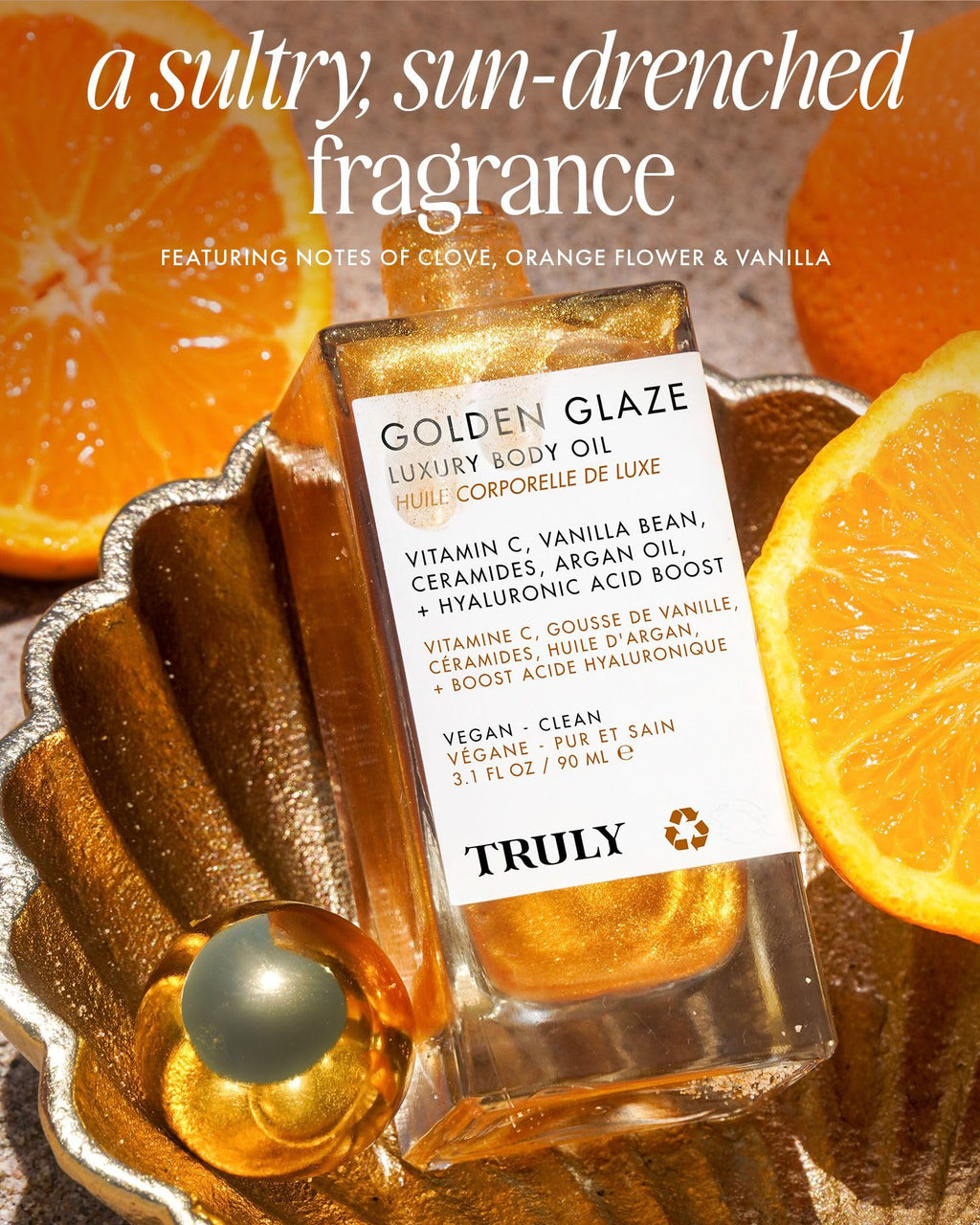 Truly Beauty Golden Glaze Luxury Body Oil