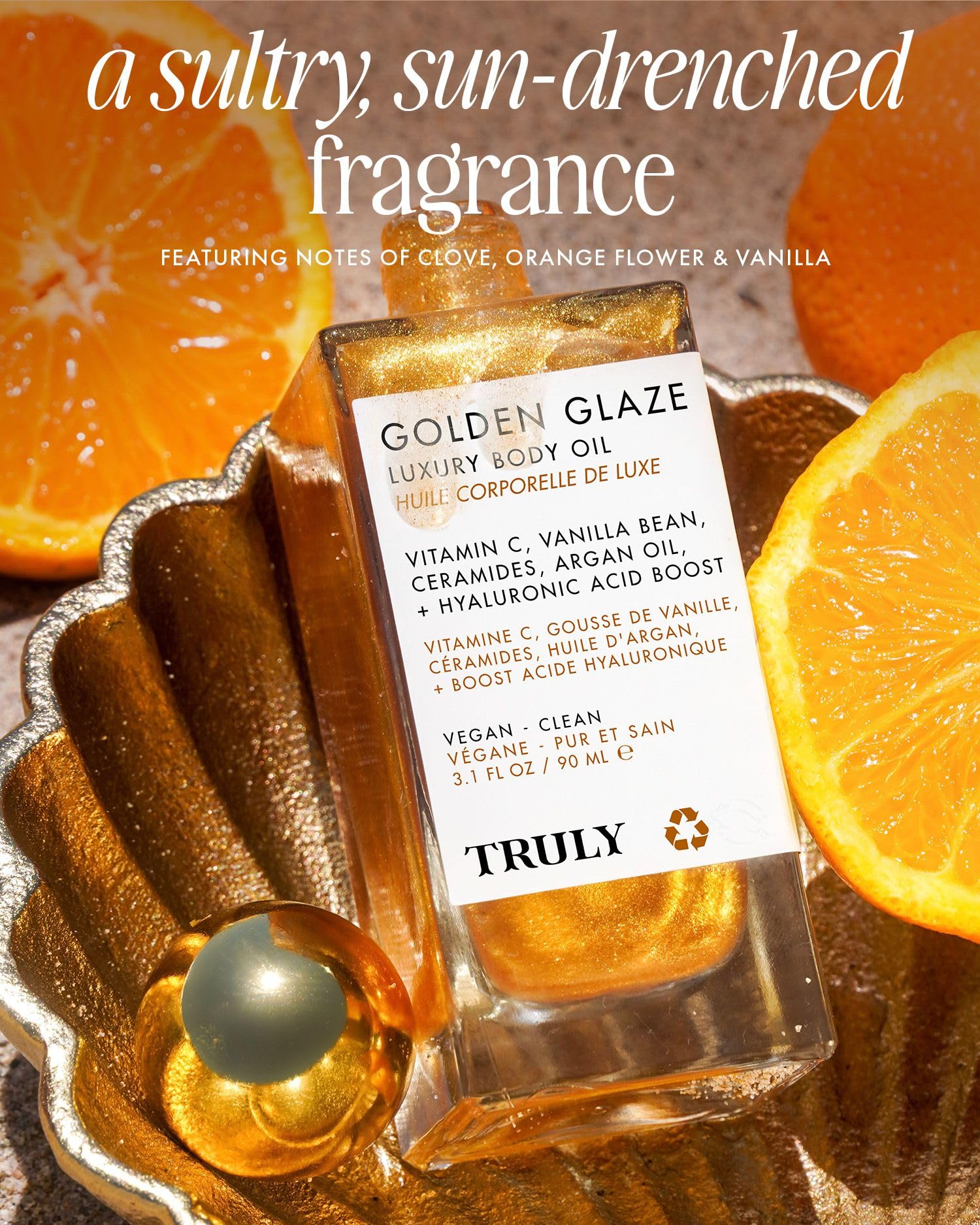 Truly Beauty Golden Glaze Luxury Body Oil