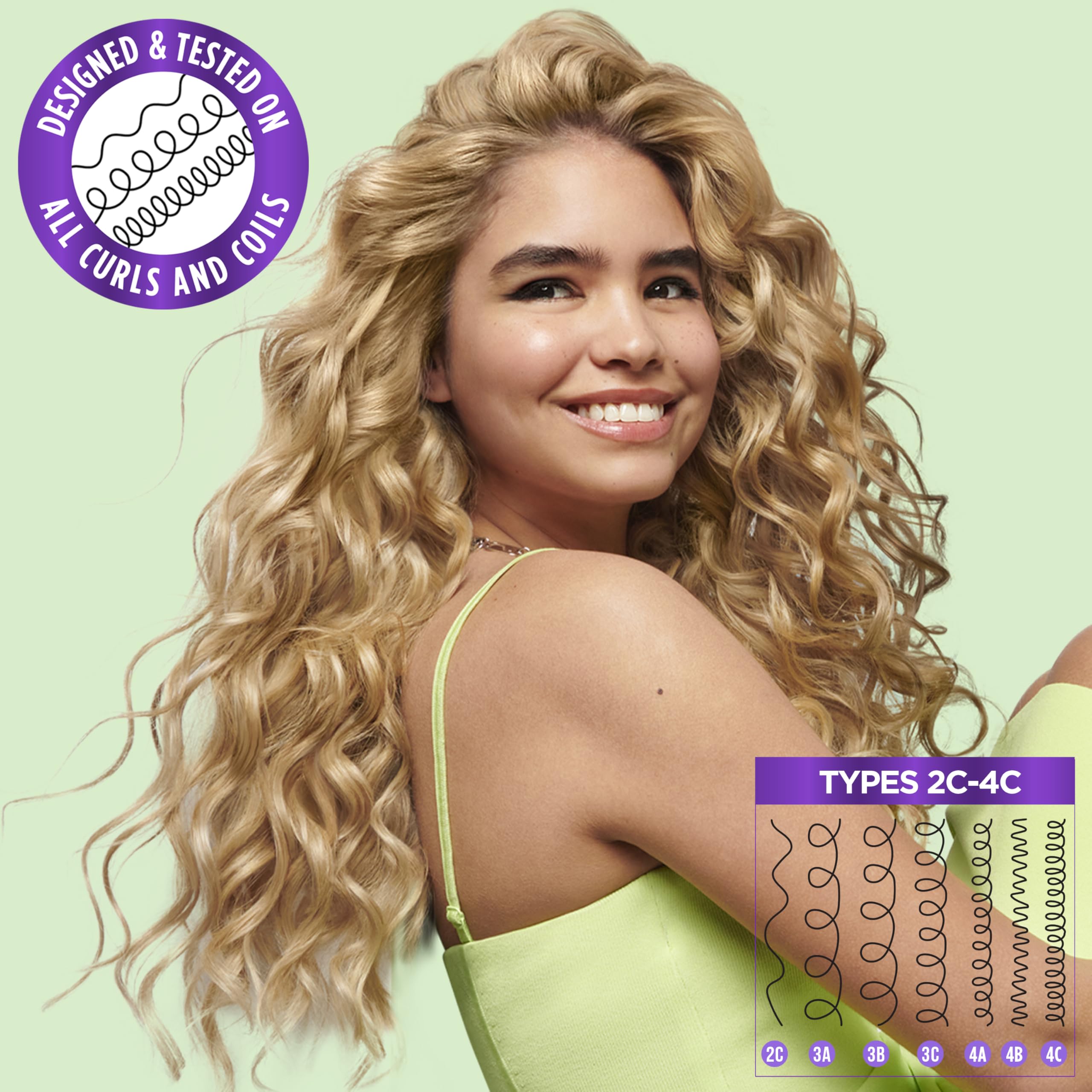 Garnier Fructis Method for Curls Curly Hair Products, Moisture Filling Shampoo, Hair Mask and Curl Refresher Spray, Designed and Tested for 2C to 4C Curls and Coils, 1 Kit