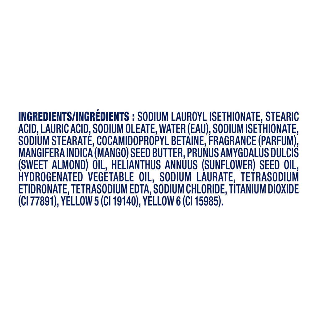 Dove Beauty Bar Soap Glowing Mango & Almond Butters, 8 Bars for Radiant Skin, Illuminates Skin 3.75 oz